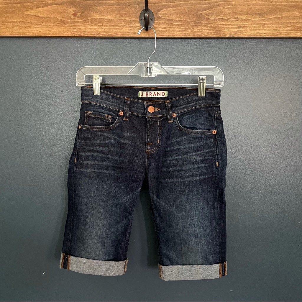 J Brand Monaco Bermuda Jean Shorts  Size 24